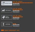 H4 - Osram Night Breaker Laser 200% - Headlights Bulbs - Germany - 3900K Color. 