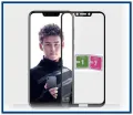 For Huawei Honor Play 9D Full Glue Tempered Glass Screen Protector Edge To Edge - Black. 