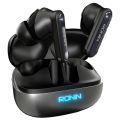 Ronin R-7085 Vox Wireless Earbuds – 13mm Drivers | Bluetooth 5.4 | ANC + ENC | 80 Hrs Standby | IPX4 Waterproof | Touch Controls. 