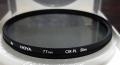 Hoya 77mm Circular Polarizer Filter. 