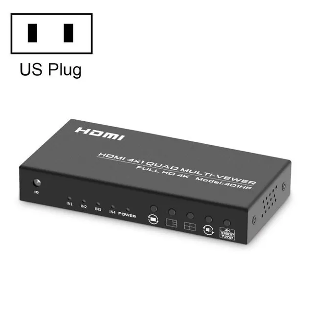 HDMI%204x1%20Multi-viewer%20switcher%204K%20Seamless%20Quad%20Screen%20Multi%20Viewer%20Splitter%204%20in%201%20out%20HDMI%20Switch%20Adapter%20IR%20-%20Image%203