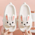 Cartoon Women Spring Summer New Product Cute Teeth Rabbit Women's Baotou External Wearing and Home Cooling Slippers with Hole Shoes for Two Wears. 