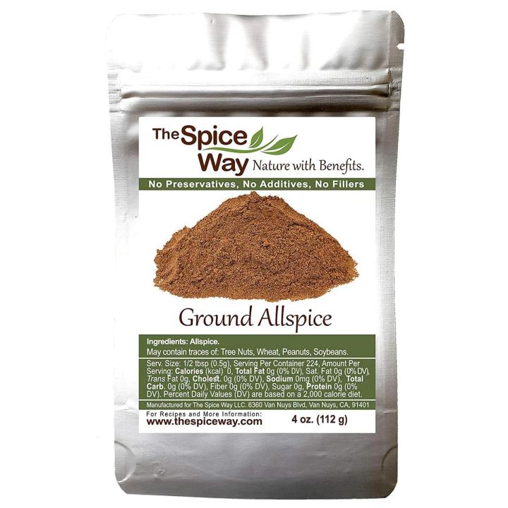The Spice Way Allspice - ground ( 4 oz ) a multipurpose berry powder for curries, sauces, soups and even pastries