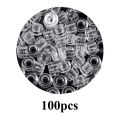 100pcs Hair Beads Pony Beads for Hair Braids 6x9mm Plastic Bead 4mm Large Hole for Kids Girls African Hair Bead Accessories. 