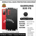 SAMSUNG S20 FE FULL BACK 360 premium Protection Skin / Wrap. 
