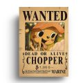 chopper one piece bounty poster. 