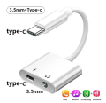 GAMING ADOPTER C TYPE CONNECTOR TWO IN ONE C TYPE PLUS 3.5mm 2 IN 1 HEADPHONE for All ANDROID CONVERTER. 