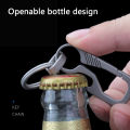 High-Quality Titanium Key Chain Luxury Men Keychain Lightweight Key Rings. 