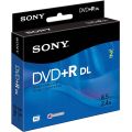 Sony Original Double Layer DVD-RDL - Recordable - 8.5GB data - 8x writing speed - Blank DVD - DPR85R2. 