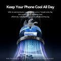 Vention Magnetic Phone Cooler Fast Cooling Semiconductor Radiator & LED Digital Display Clip-on Portable USB-C Heatsink for PUBG Mobile Gaming Phone Radiator. 