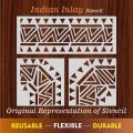 Pack of 3  Inlays Stencil For wall Painting Art DIY Home Decor, Album Crafts and Canvas. 