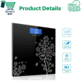 Tempered Glass Electronic Digital Body Weight Scale, Bathroom Scale 180 KG with LCD Display Weight Machine. 