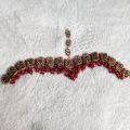 beautiful bridal handmade jewellery set, kundan jewellery. 