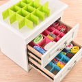 Adjustable Stretchable Interlocking Plastic Drawer Divider-Pack of  4 pieces, Assorted Colors. 