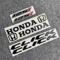 1 Set 3D Soft Glue Honda Logo Sticker Motorcycle Logo HONDA Click 125i 150i Logo Sticker. 