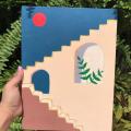 Dreamy Designs Handpainted canvas size 12x12 acrylic painting art and craft hand painted painting canvas wall decor gifts. 