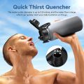 2 Piece Auto Spout Lid Replacement Wide Mouth Lid with Button Lock for Hydro Flask Wide Mouth 12, 16, 18, 20, 32, 40, 64Oz,. 