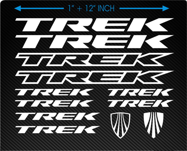 TREK%20Push%20Bike%20Cycle%20Stickers%20Mountain%20Bike%20Luminous%20Reflective%20&%20PVC%20Plotter%20Cutting%20Stickers%2011%20Piece%20Full%20Set%20-%20Image%202