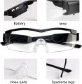 2.0X Magnifying Glass Set with LED Light + Cell Operated Magnifier for Close Work + Reading, Sewing, Jewelry, Leather Work, Arts & Crafts, DIY, PCB & Circuit Board Repair. 