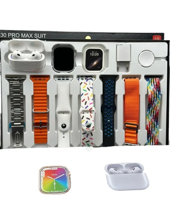 i30%20Pro%20Max%20Suit%20Hi%20watch%209%20Ultra%2011%20in%201%20Set%20Smart%20watch%20with%20Free%20Airbuds,%205v%20Adapter%20and%20Aluminum%20Case-i20%20Ultra%20suit%20max%20%7C%2049mm%20Big%20HD%20Display%20%7C%20Bluetooth%20calling%20and%20touch%20watch%20-%20Image%205