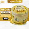 Black & Gold 24k Gold Urgent Facial All In One Jar 300ml - Urgent Facial - B&G 24k Gold Urgent Facial Jar. 