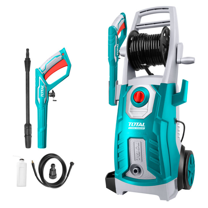 TOTAL 2500W 160Bar Corded High Pressure Washer TGT11246 Auto Stop System with Accessories