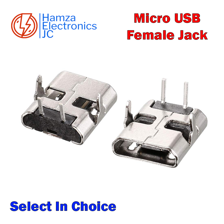 10/25/50PCS 2-pin Micro USB Connector Tablet PC PAD Charge Socket Mini Micro USB Jack Female Connector DIP feet 2pin DIP