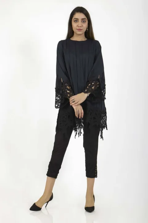 EGO%20Winter%20Collection%202019%20%20Stream%20%20Navy%20Cotton%20Kurti%20For%20Women%20-%20Image%204