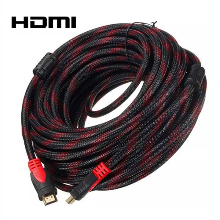 HDMI CABLE CCS WITH MESH Round 30 METER | HDMI CABLE | 30M Cable | HDMI To HDMI | 30 Meter |