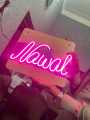 Customized NEON Sign board -your/girlfriend/friend/family person - Name Plate - Letters Alphabets -LED Neon. 
