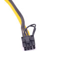 PCIE Male 6-pin to 8-pin (6+2) Male Power Cable 60cm long Cable for Server and Gaming Power supply. 