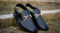 Black kherri Chappal, Man-Made Leather Bugti Chappal Narozi Kheri Peshawri chappal stitched I Men's Handmade new Peshawari Chappal | Kheri Sandals and Shoes. 