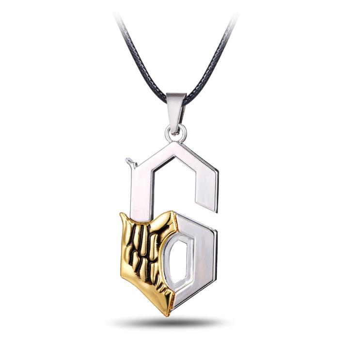 Hot Anime Bleach Necklace Grimmjow Jeagerjaques Pendant Cosplay Accessories Jewelry Can Drop-Shipping