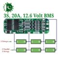 3S 20A BMS Protection Board 18650 Lithium Battery 11.1V to 12.6V 18650 Li-ion Cell Charging discharging module Enhance/Balance Lithium Battery 18650 Charger Protection Board Pakistan e shop. 