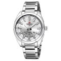 NAVIFORCE Watches for Men Fashion Casual Sports Wristwatch Stainess Steel Waterproof 3ATM with Luminous Hands Classic Calendar Display Quartz Watch NF9038. 
