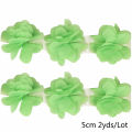 2Yards/lot Multi Colors Width 5cm 3D Chiffon Cluster Flowers Lace Dress Decoration Lace Fabric Applique Trimming Sewing Supplies. 