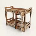 Dubble Bed For Doll | Doll House Furniture For Kids. 