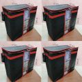 Pack of 4 storage bags- 100 gsm- black storage bags for wardrobe clothes- bags for cupboards- remote storage bags- top quality product. 