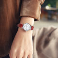 Simple Women Small Round Dial Arabic Numbers Analog Quartz Wrist Watch Gift. 