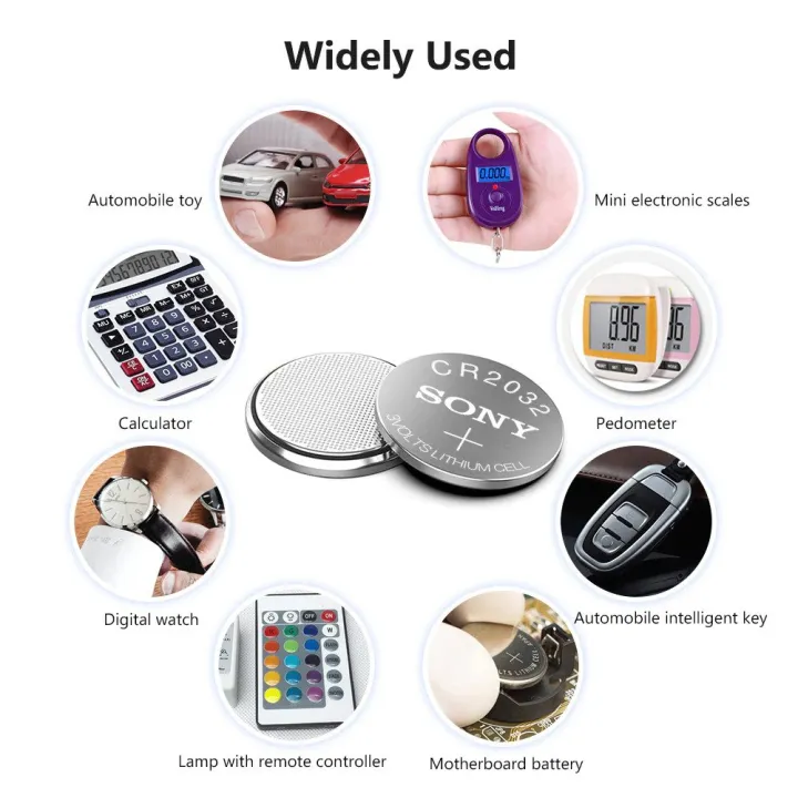 SONY%20CR2032%20CR%202032%203V%20Lithium%20Battery%20DL2032%20ECR2032%20BR2032%20Button%20Cell%20Batteries%20For%20Car%20Remote%20Control%20Watch%20Scale%20Toy%20Computer%20Laptop%20PC%20-%20Image%208