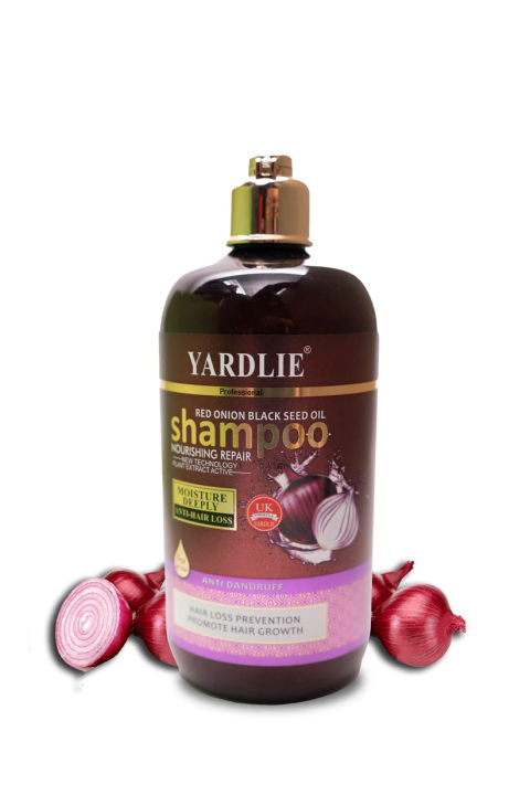 Yardlie Professional Red Onion Black Seed Oil Moisture Deeply Anti-Hair  Dandruff Shampoo 500ml  For All Hair Loss Prevention Promote Hair Growth - High Quality