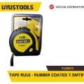 UYUSTOOLS FLG9075 TAPE RULE RUBBER COATED 7.5 MTR. 