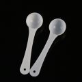 50* Spoon 1g White Plastic Measuring Spoon PP Plastic Gram Scoop Food Baking Medicine Powder For Milk Powder Coffee Powder. 