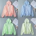 Sunscreen women's 2022 spring and summer new solid color ultra-thin breathable quick-drying UV protection short sunscreen coat women. 