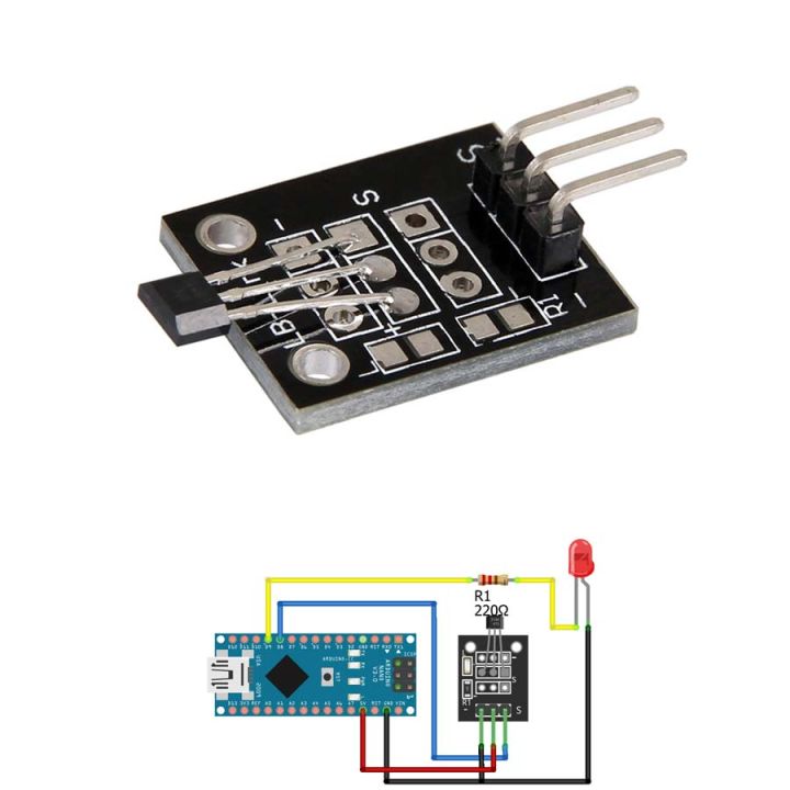 Ky 003 Hall Magnetic Force Sensor Module For Arduino Hall Effect