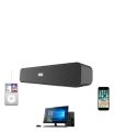 Mtc Solo 301 portable sound bar / wireless speaker Elegance Portable Leerfei Solo 301 Bluetooth Speaker Compatible with all devices PC, Laptop, Phone. Lcd Smart Led Vivid Sound Quality Enjoy the Most Amazing Music.. 