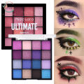 16 Colors Bright Jam Color Eyeshadow Palette Enchantress Glitter Red Green Pink Eye Shadow Long Lasting Eyes Makeup Cosmetics. 