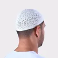 Pack of 1 Knitted prayer cap -	Namaz cap for men-Pakistani prayer cap. 