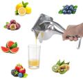 Manual Juice Squeezer Aluminum Alloy Heavy-Duty Hand Pressed Fresh Juice Extractor. 