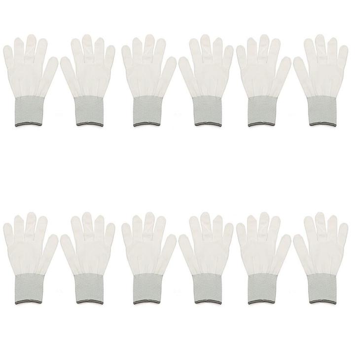 6 Pairs Cotton Gloves Tinting Application Tools for Car Auto Wrap Vinyl Sticker